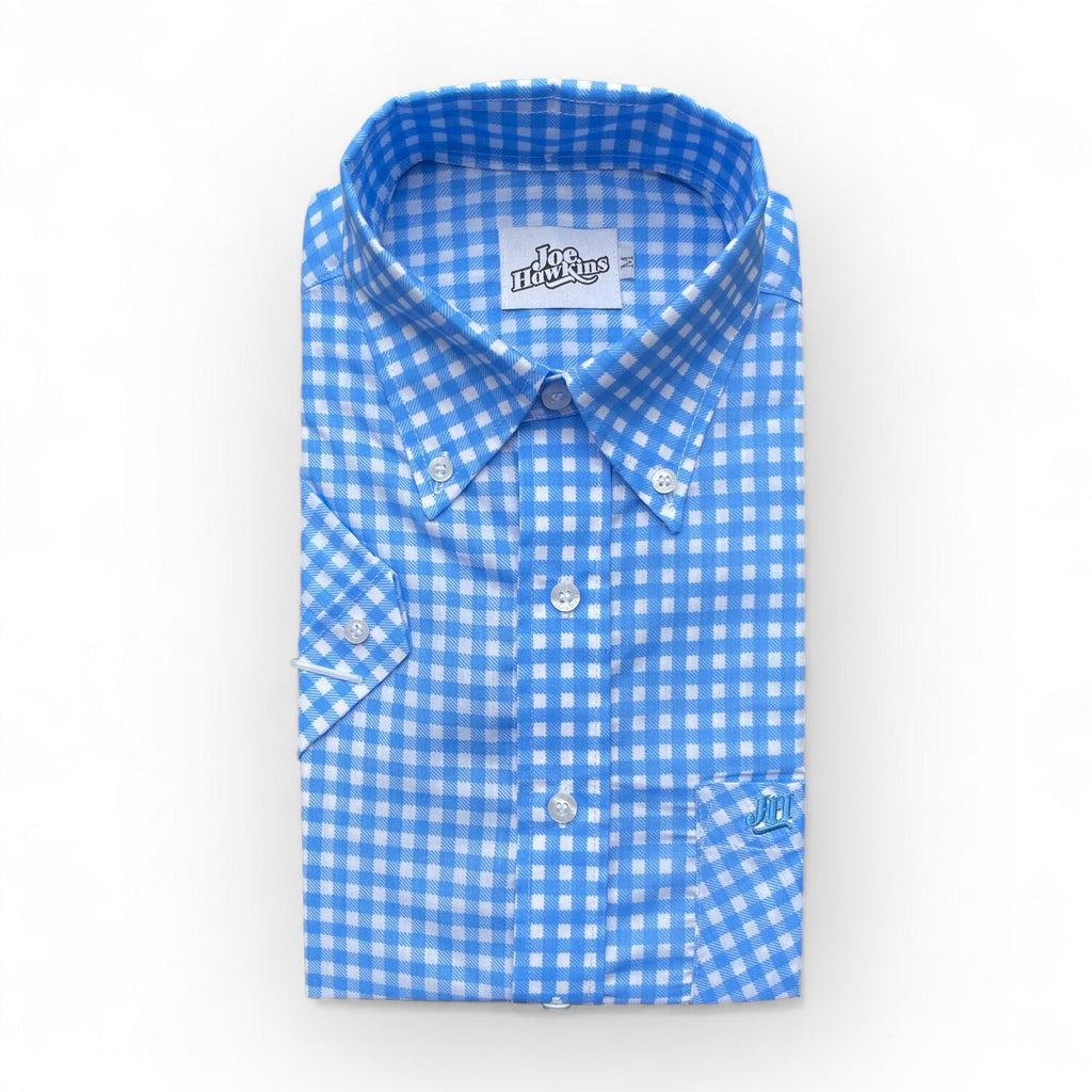 Camisa Harriot - Celeste/Blanco