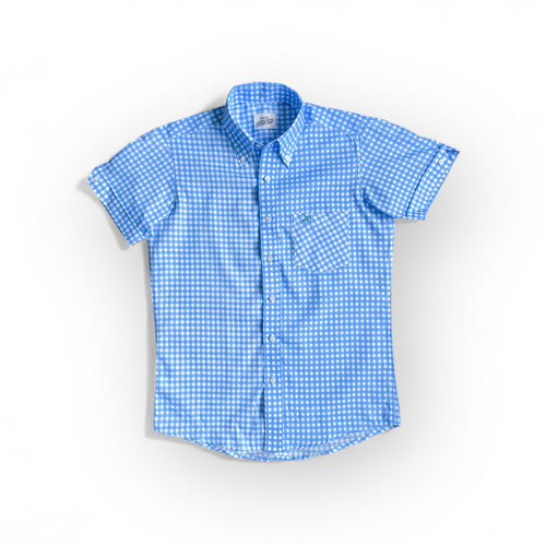 Camisa Harriot - Celeste/Blanco