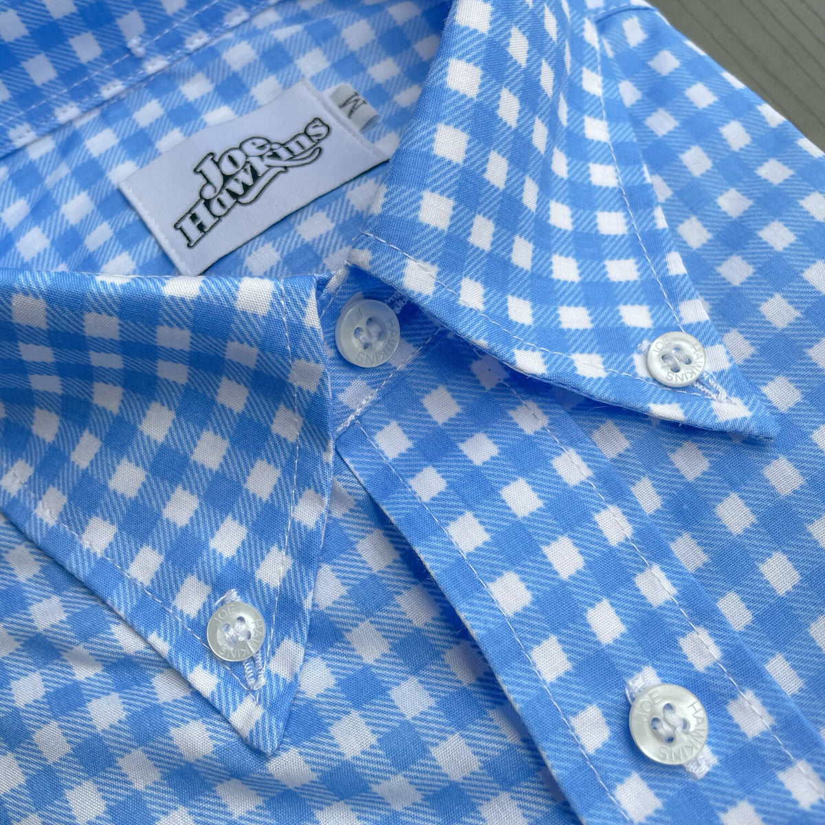 Camisa Harriot - Celeste/Blanco