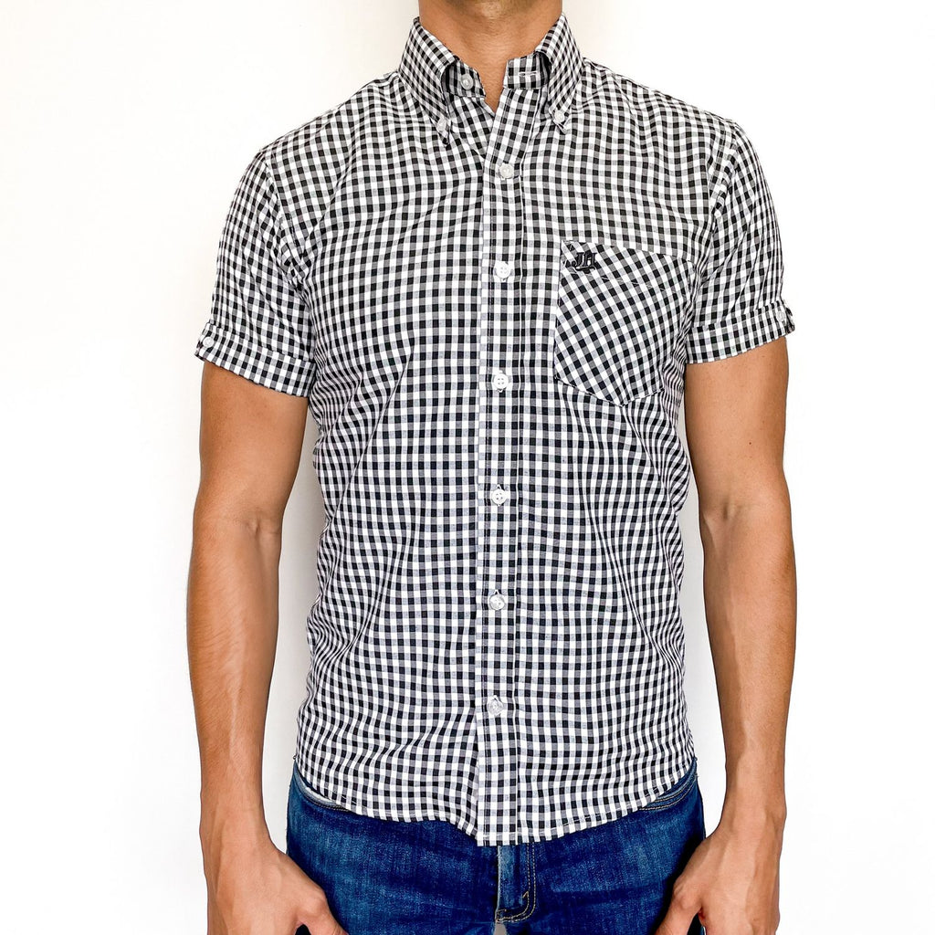 Camisa Harriot - Negro/Blanco