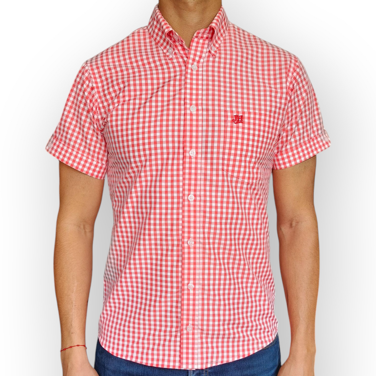 Camisa Harriot - Rojo coral