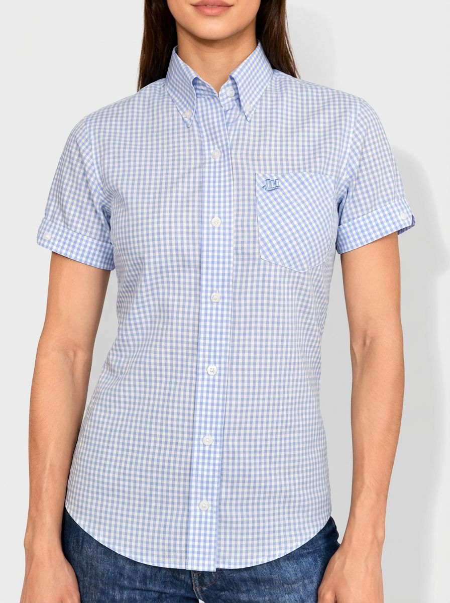 Camisa Marcia - Azul cielo