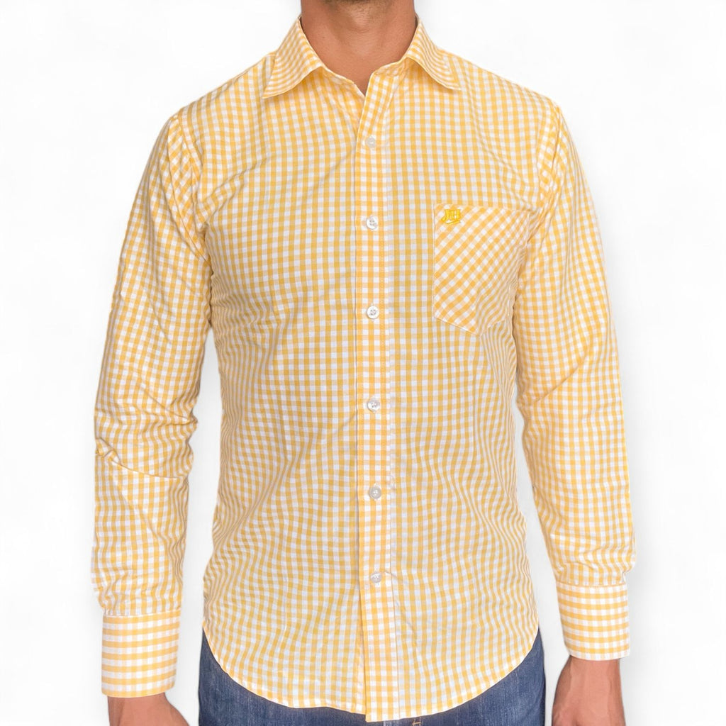 Camisa Specter - (Amarillo/blanco)