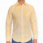 Camisa Specter - (Amarillo/blanco)