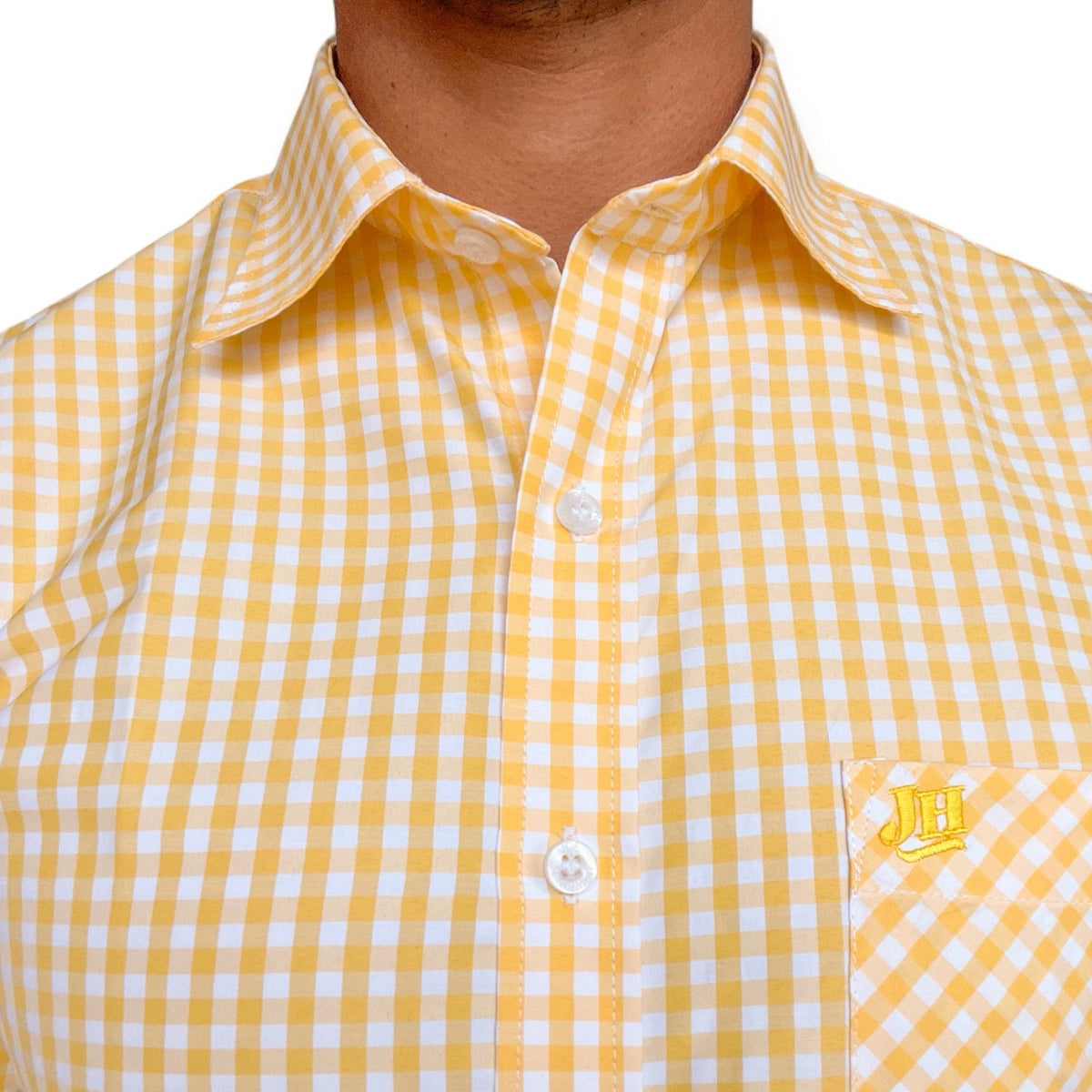 Camisa Specter - (Amarillo/blanco)