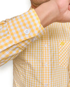 Camisa Specter - (Amarillo/blanco)
