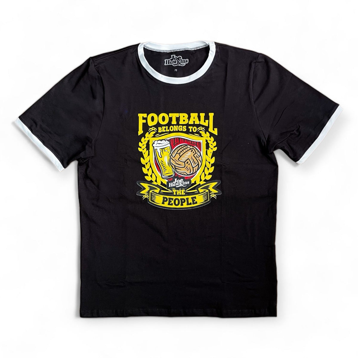 T-shirt - Football belongs to the people (Black)
