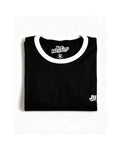 Camiseta Ringer - Negro y blanco