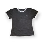 Camiseta ringer ECO- Gris (Mujer)