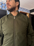 Chaqueta Bomber - Verde oliva