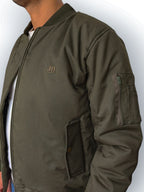 Chaqueta Bomber - Verde oliva