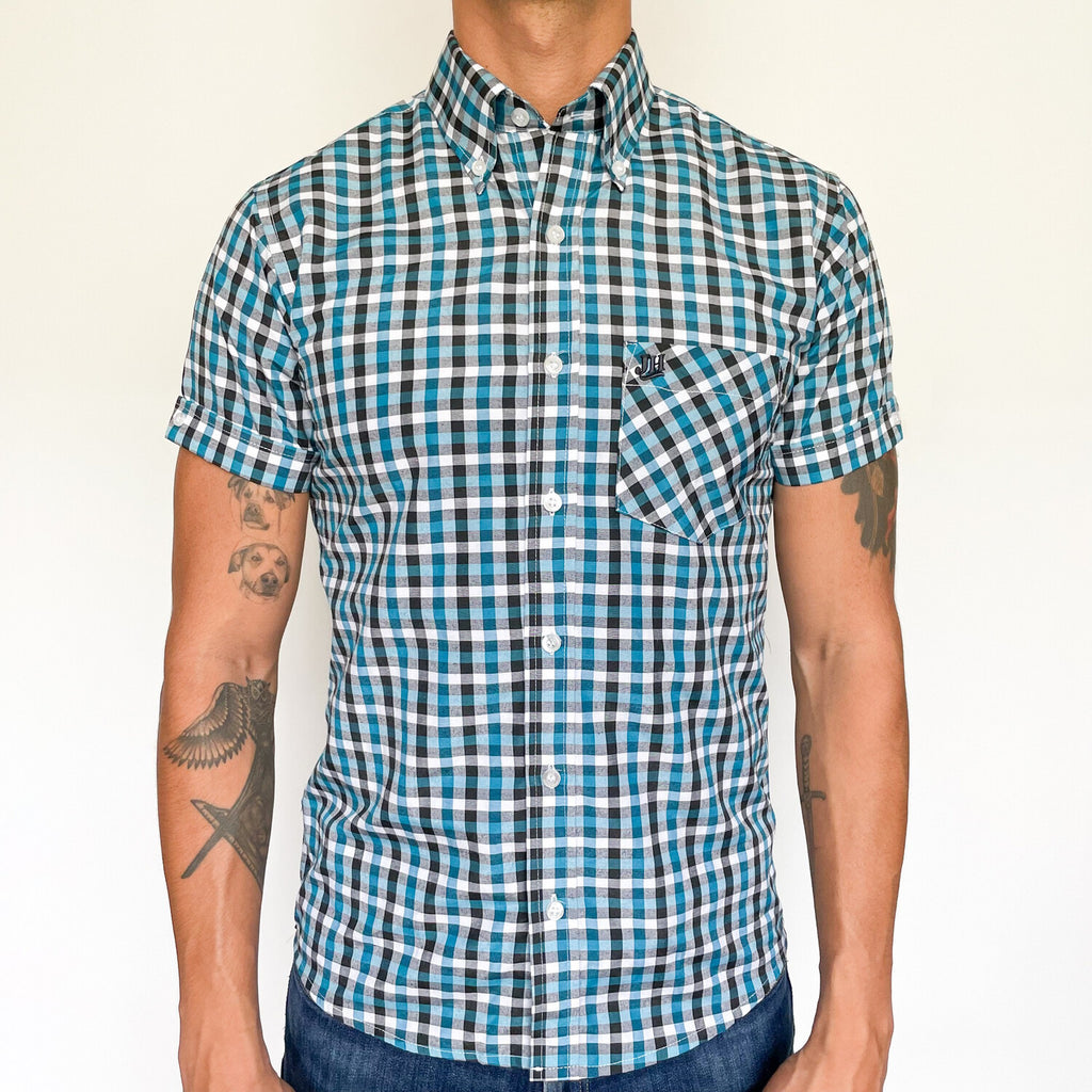 Harriot - (Petrol Blue/Black/White)