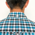 Harriot - (Petrol Blue/Black/White)