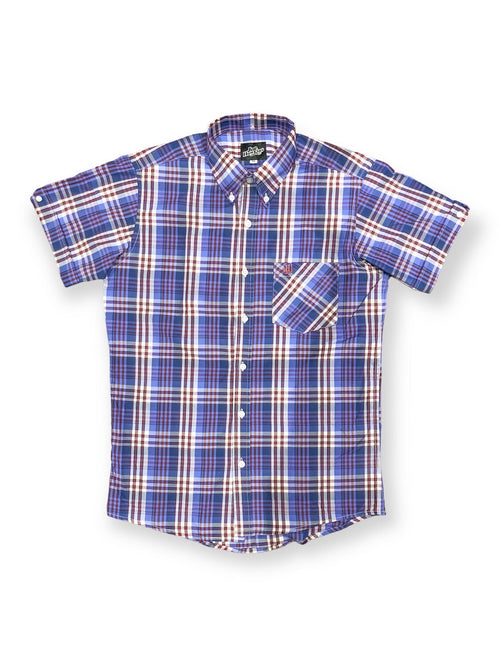 Camisa Harriot - (Púrpura/Rojo/Blanco)