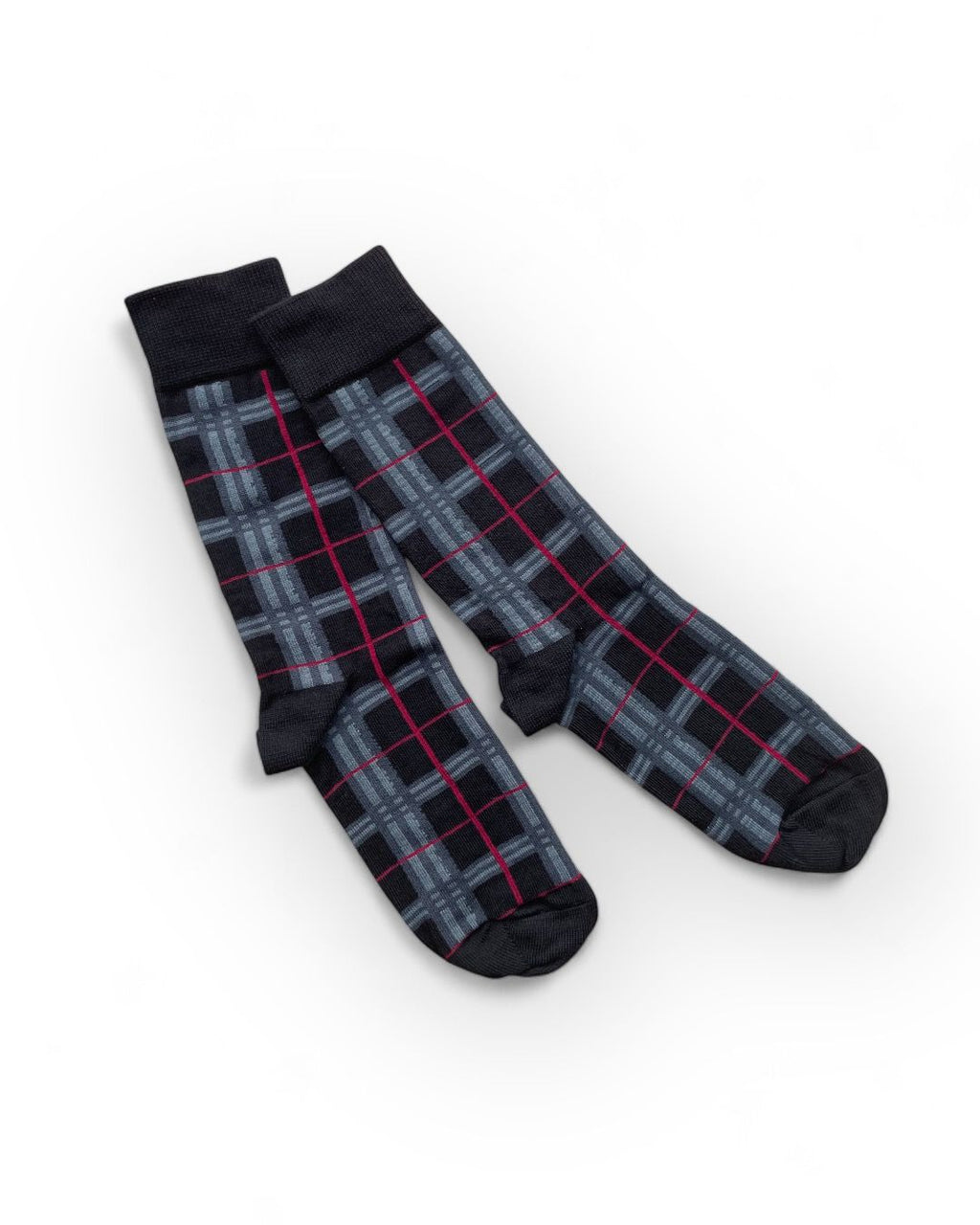 Medias Tartán - Negro/gris
