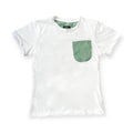 Pocket T-Shirt (Verde/blanco) - (Mujer)