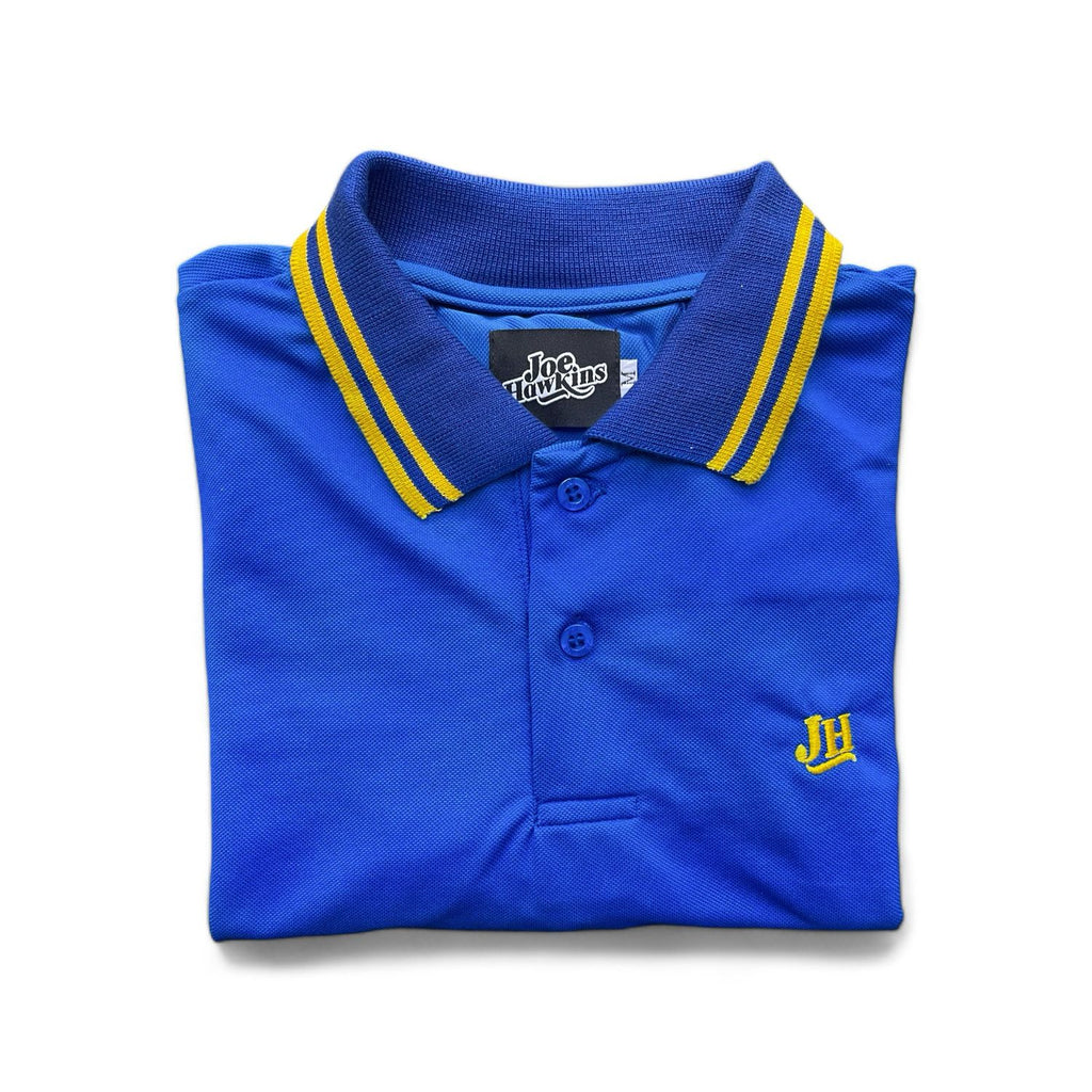 Polo ECO JH - Azul Rey/Amarillo