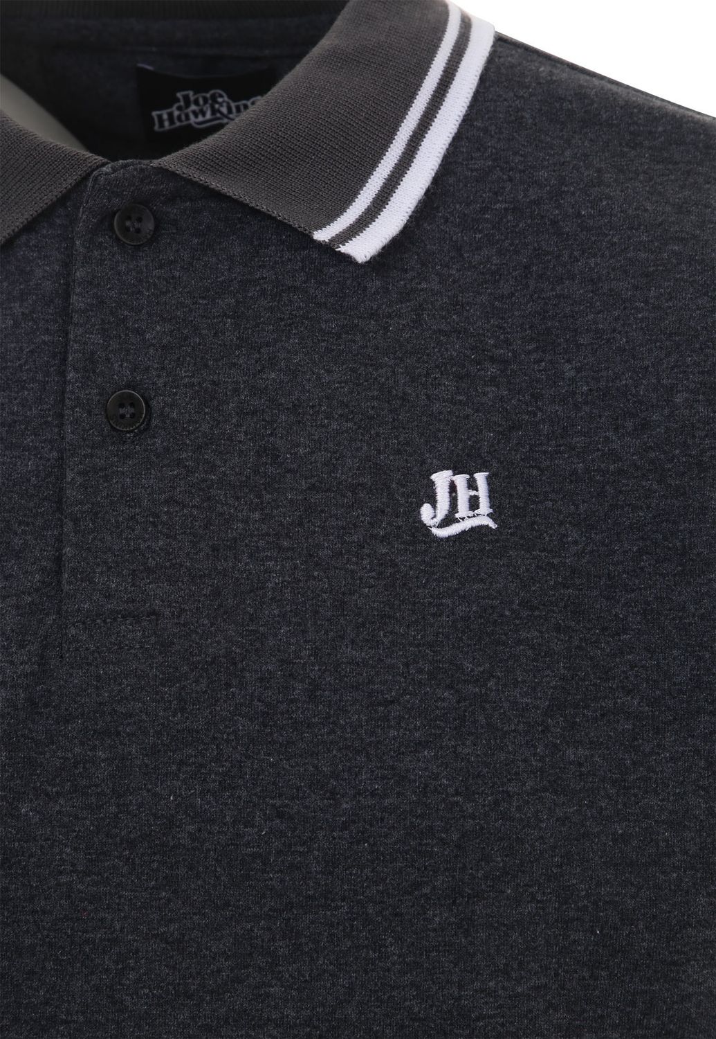 Polo ECO JH (Gris/Blanco)