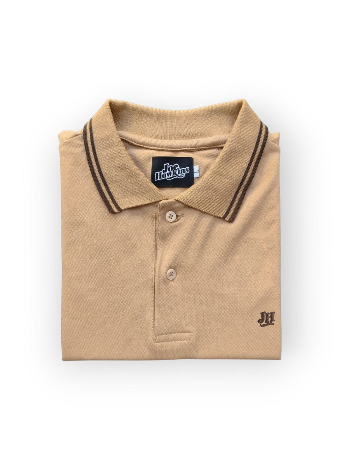 Polo JH - Camel/Chocolate