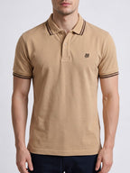 Polo JH - Camel/Chocolate