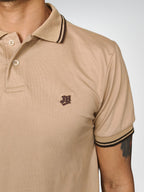 Polo JH - Camel/Chocolate