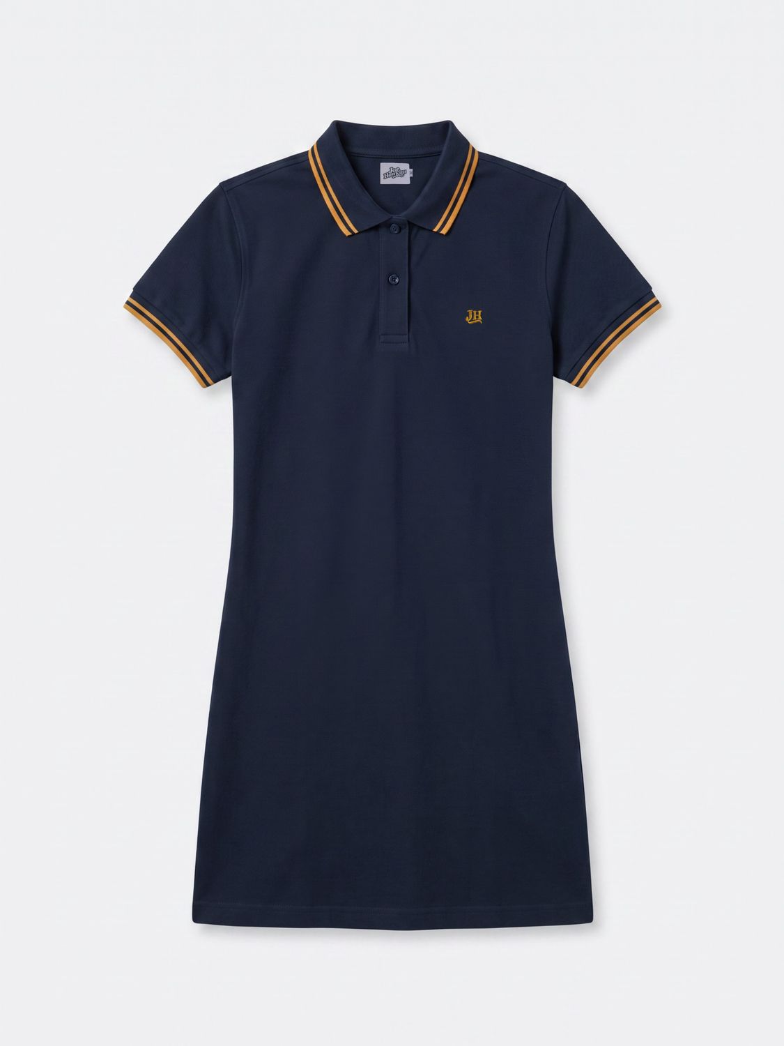 Vestido Polo JH - Navy/ocre