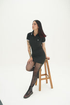 Vestido Polo JH - Negro