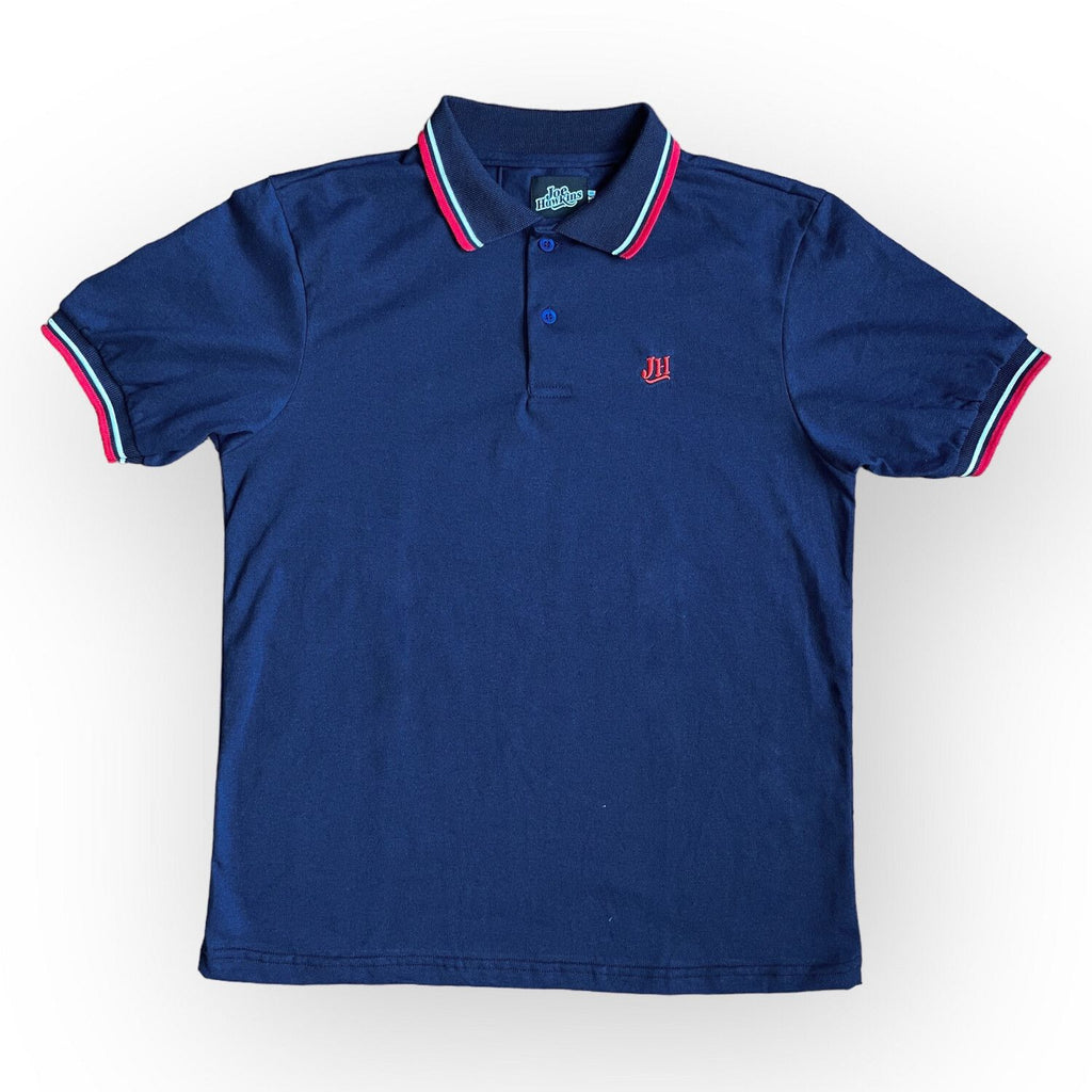 Polo ECO JH - Azul (Rojo/Blanco)